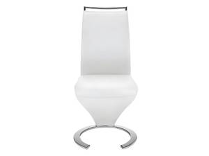Freischwinger Stuhl TWIZY 6er-Set Weiß