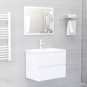 Meuble lavabo avec bassin 3007833-1 Blanc