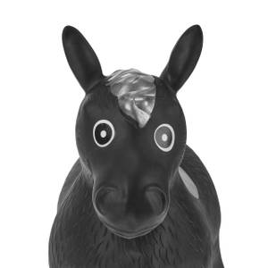 Animal sauteur de couleur noire Noir - Argenté - Matière plastique - 25 x 46 x 53 cm
