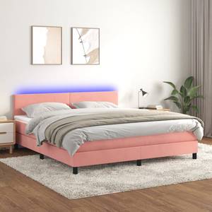 Boxspringbett 3017268-3 Pink - Breite: 160 cm