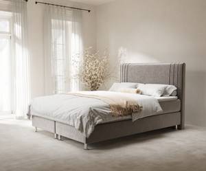 Boxspringbett Casone Taupe - Breite: 180 cm