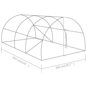 Serre 3002085 343 x 200 cm