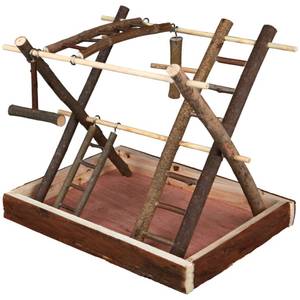 Vogelspielplatz 408454 Braun - Holzwerkstoff - 35 x 27 x 30 cm