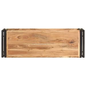 Meuble tv 3004707-2 Noir - Bois massif - Bois/Imitation - 90 x 40 x 30 cm