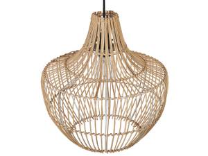 Lampe suspension MAZOWE Beige - Bleu - Rotin - 20 x 37 x 20 cm