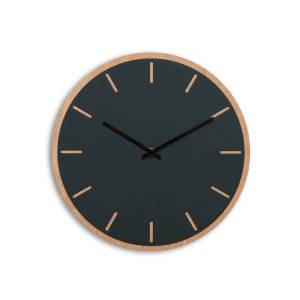 Horloge murale 32541 Gris - Fibres naturelles - 38 x 2 x 38 cm