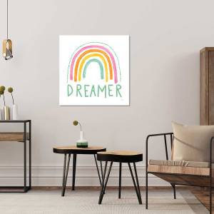 Cadre deco Dreamer graphic 100 x 100 cm - Fibres naturelles