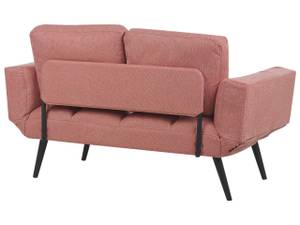 2-Sitzer Sofa BREKKE Schwarz - Pink