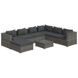 Garten-Lounge-Set (8-teilig) 3013633-12 Anthrazit - Grau