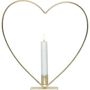 Dekorative Tischleuchte Flamme Heart Metall - 28 x 28 x 5 cm