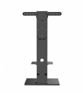 TV-Standfuß LUMM602 Schwarz - Massivholz - Holz teilmassiv - 60 x 124 x 40 cm