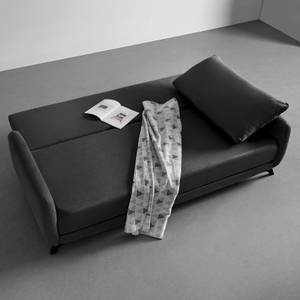 Schlafsofa OLIVER Grau - Massivholz - Textil - 220 x 74 x 93 cm