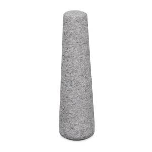 Mortier avec pilon en pierre naturelle Gris - Pierre - 14 x 7 x 14 cm