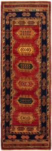 Tapis de couloir Kashkuli XLIII Marron - Textile - 89 x 1 x 272 cm