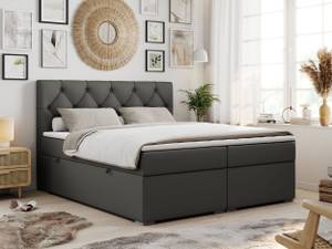 Boxspringbett ALDA Breite: 120 cm - H3 - Kunstleder