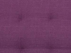 Pouf ottoman ABERDEEN Mauve - Argenté