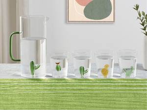 Wasserglas PUNTIA 4er-Set Glas - 8 x 10 x 8 cm