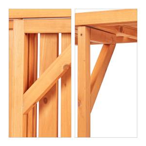 Balkon Hängetisch in Orange Orange - Holzwerkstoff - Metall - 70 x 55 x 65 cm