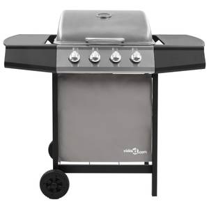 Gasgrill mit 4 Brennern Metall - 55 x 97 x 108 cm