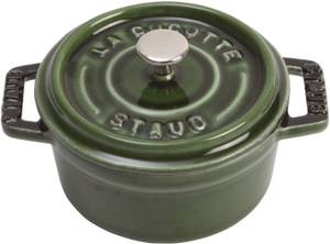 Kasserolle Cocotte Grün - 10 x 7 cm