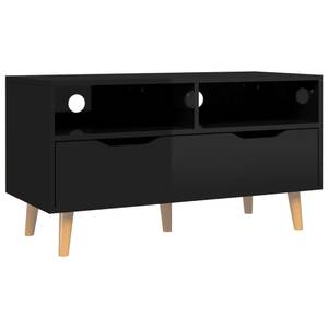 TV-Schrank D617 Hochglanz Schwarz