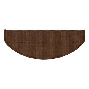 Sisal-Stufenmatte Pure Nature Dunkelbraun - 24 x 65 cm