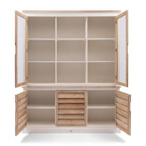 Schrank Pacifica XL Weiß - Massivholz - 180 x 220 x 45 cm