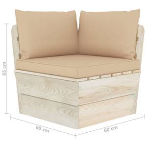 Paletten-Ecksofa 3004855-1 Beige