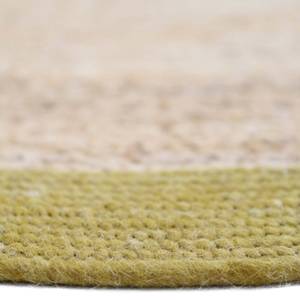 YHUKI MANGUE S tapis jute & laine Jaune