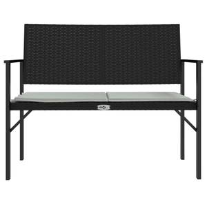 Banc de jardin 3028944-2 Noir