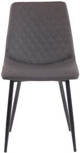 Chaise de salle à manger Telde Lot de 4 Gris lava