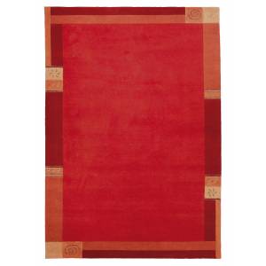 Tapis salon LIMANA Laine rouge - 170 cm x 240 cm