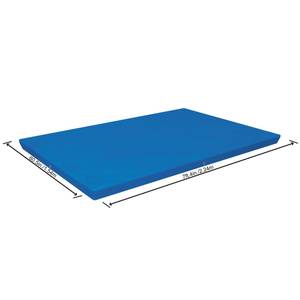 Couverture de piscine 3202471 Bleu - Matière plastique - 150 x 43 x 221 cm