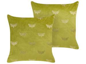 Coussin décoratif YUZURI Doré - Vert - Vert clair