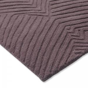 Tapis salon FOLIA Bordeaux - 170 x 240 cm