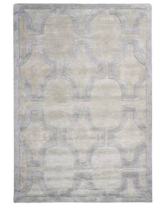 À poil court GWANI Beige - Gris - Fibres naturelles - 160 x 230 cm