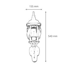 Lampe murale d'extérieur BREST Multicolore