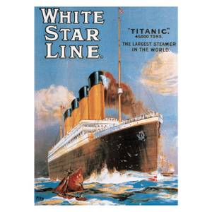 Puzzle Titanic 1000 Teile Papier - 26 x 6 x 36 cm