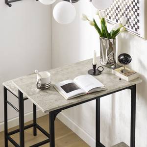 Table + 2 x Tabourets de Bar OGT10-HG Gris