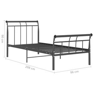 Bettrahmen 3009308 Schwarz - Breite: 96 cm