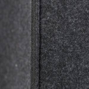 1 x Quadratischer Filzkorb anthrazit Grau - Textil - 30 x 30 x 30 cm