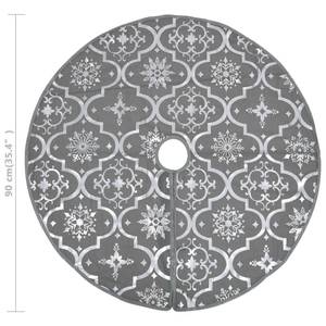 Christbaumdecke 3009787 Grau - 90 x 90 cm