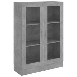 Vitrinenschrank 3005130-1 Steingrau - Höhe: 115 cm