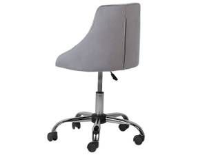 Chaise de bureau PARRISH Noir - Gris - Argenté