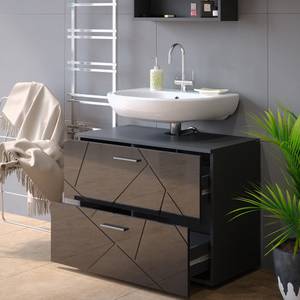 Meuble sous vasque simple Irma 37573 Anthracite