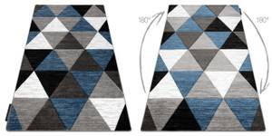 Tapis Alter Rino Triangle Bleu 80 x 150 cm