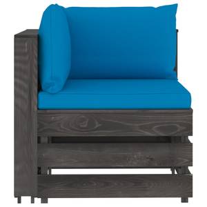 Gartensofa Blau - Massivholz - Holzart/Dekor - 70 x 66 x 69 cm