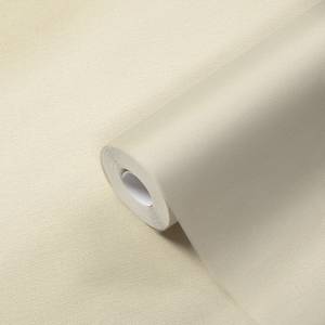 Uni-Tapete Gelb Gelb - Kunststoff - Textil - 53 x 1005 x 1 cm