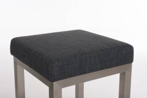 Barhocker Taylor E80 Grau - Textil - 41 x 80 x 41 cm