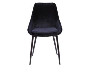 Chaise gondole MASURIE Noir - Lot de 6